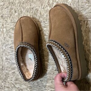 UGG Tan Suede Slippers
